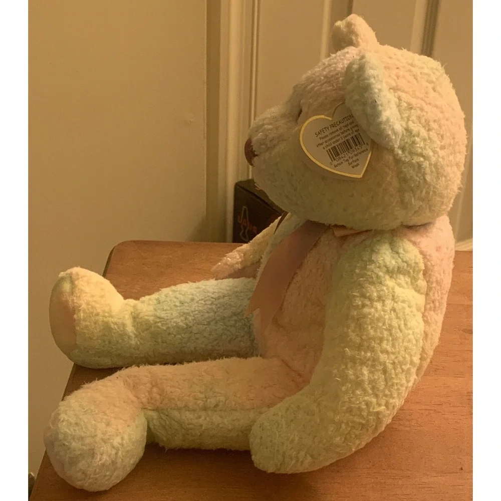 TY Beanie Buddy - GROOVY the Ty-Dyed Bear‎ (14 inch) - MWMTs Stuffed Animal Toy